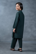 Load image into Gallery viewer, 2 Piece Blended Khaddar Suit for Boys in Green
