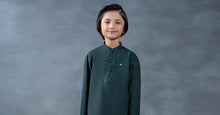 Load image into Gallery viewer, 2 Piece Blended Khaddar Suit for Boys in Green