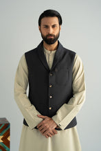 Load image into Gallery viewer, Midnight Blended Waistcoat for Men in Gray
