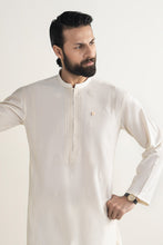 Load image into Gallery viewer, Off White 2 Piece Cotton Karandi Suit for Men