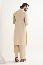 Load image into Gallery viewer, Cream White 2 Piece Cotton Karandi Suit for Men