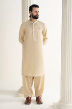 Load image into Gallery viewer, Cream White 2 Piece Cotton Karandi Suit for Men