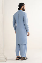 Load image into Gallery viewer, Mens 2 Piece Blended Formal Suit - Airforce Blue