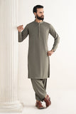 Mens 2 Piece Blended Formal Suit - Matte Sage