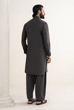 Load image into Gallery viewer, Maria.B Mens 2 Piece Blended Kurta and Shalwar Suit - Cobalt Grey