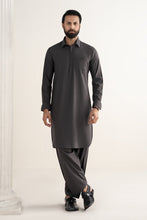 Load image into Gallery viewer, Maria.B Mens 2 Piece Blended Kurta and Shalwar Suit - Cobalt Grey
