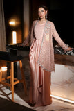 3 Piece Embroidered Chiffon Suit for Women – Pink