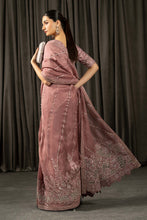Load image into Gallery viewer, Maria.B Embroidered Organza Saree in Pink