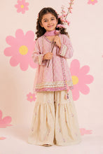 Load image into Gallery viewer, 3 Piece Pink Lawn Angrakha Suit for Kids