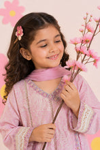 Load image into Gallery viewer, 3 Piece Pink Lawn Angrakha Suit for Kids