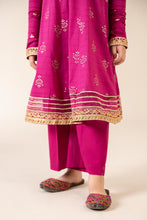Load image into Gallery viewer, Maroon Embroidered Lawn Suit for Kids