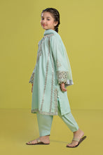 Load image into Gallery viewer, Kids 3 Piece Embroidered Dobby Kurta and Shalwar - Ferozi