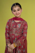 Load image into Gallery viewer, Kids 3 Piece Mughal Embroidered Lawn Suit - Pink