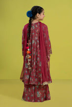 Load image into Gallery viewer, Kids 3 Piece Mughal Embroidered Lawn Suit - Pink