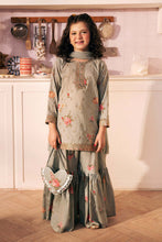Load image into Gallery viewer, 3 Piece Embroidered Lawn Suit for Girls in Light Green