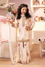 Load image into Gallery viewer, 3 Piece Off-White Lawn Suit with Gharara