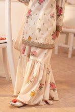 Load image into Gallery viewer, 3 Piece Off-White Lawn Suit with Gharara