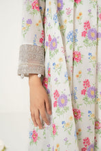 Load image into Gallery viewer, White 3 Piece Embroidered Lawn Frock Suit for Girls