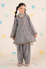 Load image into Gallery viewer, Blue 3 Piece Embroidered Lawn Suit for Girls