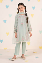 Load image into Gallery viewer, Boys 3 Piece Embroidered Dobby Lawn Suit - Sea Green