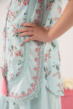 Load image into Gallery viewer, Kids 3 Piece Embroidered Lawn Suit - Blue