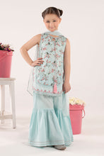 Load image into Gallery viewer, Kids 3 Piece Embroidered Lawn Suit - Blue