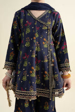 Load image into Gallery viewer, Kids 3 Piece Embroidered Khaddar Suit - Blue
