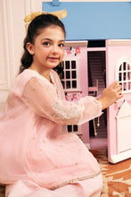 Load image into Gallery viewer, 2 Piece Light Pink Organza Suit for Kids
