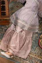 Load image into Gallery viewer, Kids 3 Piece Embroidered Net Suit - Purple