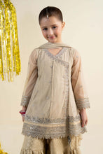 Load image into Gallery viewer, Girls 3 Piece Embroidered Net Suit - Off White
