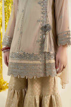 Load image into Gallery viewer, Girls 3 Piece Embroidered Net Suit - Off White