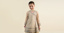 Load image into Gallery viewer, Girls 3 Piece Embroidered Net Suit - Off White