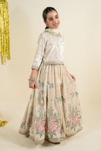 Load image into Gallery viewer, Maria.B Off White 3 Piece Embroidered Velvet Suit