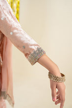 Load image into Gallery viewer, 3 Piece Embroidered Velvet Suit for Girls - Pink