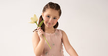Load image into Gallery viewer, Girls 2 Piece Embroidered Chiffon Suit with Sharara - Pink
