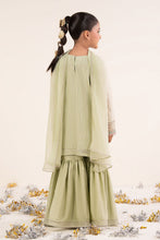 Load image into Gallery viewer, Mint Green 3 Piece Embroidered Yarn Dyed Suit