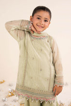 Load image into Gallery viewer, Mint Green 3 Piece Embroidered Yarn Dyed Suit