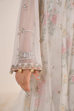 Load image into Gallery viewer, Off-White 4 Piece Embroidered Net Suit for Girls