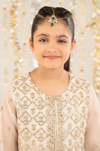 Load image into Gallery viewer, Kids 2 Piece Embroidered Poly Organza Frock - White
