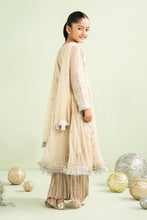 Load image into Gallery viewer, Embroidered Net Suit for Kids in Coffee Brown