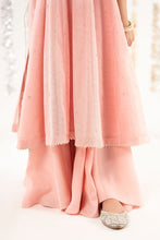 Load image into Gallery viewer, Kids 2 Piece Embroidered Cotton Net Suit - Pink