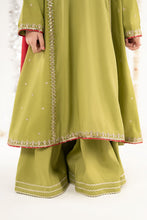 Load image into Gallery viewer, Kids 3 Piece Raw Silk Embroidered Suit - Green