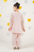 Load image into Gallery viewer, 2 Piece Light Pink Organza Suit for Kids