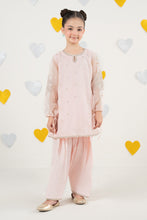 Load image into Gallery viewer, 2 Piece Light Pink Organza Suit for Kids