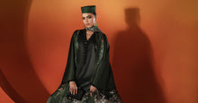 Load image into Gallery viewer, Embroidered Satin Silk 3 Piece Suit – Green