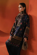 Load image into Gallery viewer, 3 Piece Printed Satin Silk Suit for Women – Blue