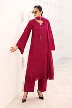 Load image into Gallery viewer, Maria.B Embroidered 3 Piece Hot Pink Tassel Silk Suit