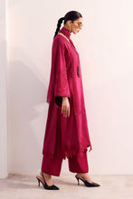 Load image into Gallery viewer, Maria.B Embroidered 3 Piece Hot Pink Tassel Silk Suit