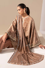 Load image into Gallery viewer, 3 Piece Embroidered Silk Suit for Women – Brown
