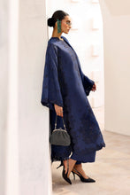 Load image into Gallery viewer, Embroidered Raw Silk 3 Piece Suit for Women – Blue